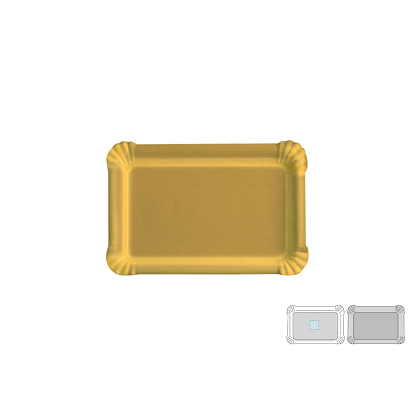 Golden Cardboard Trays